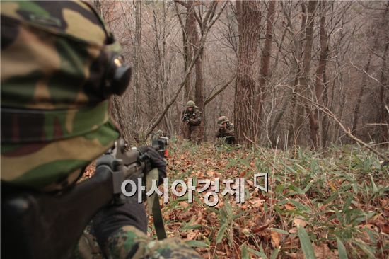 마일즈장비를 장착한 소총은 실제 소총과 사정거리가 똑같다.