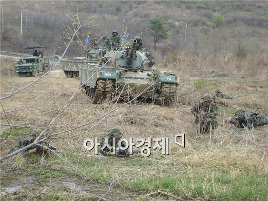 훈련단은 개인화기 K-1 등 5종, 대전차·유탄류 K-4 등 10종, 기동장비 전차 등 5종, 지뢰 등 6종을 비롯, 26종의 마일즈 장비를 갖추고 있다.