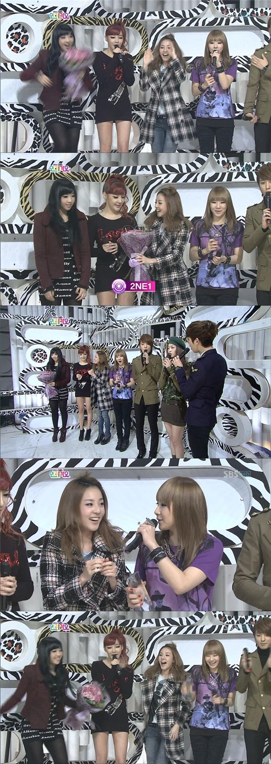2NE1, '인기가요' 4주 연속 1위 사상최초 '大기록' 수립