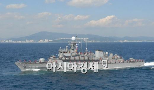 군, 안양함 콜롬비아에 무상양도