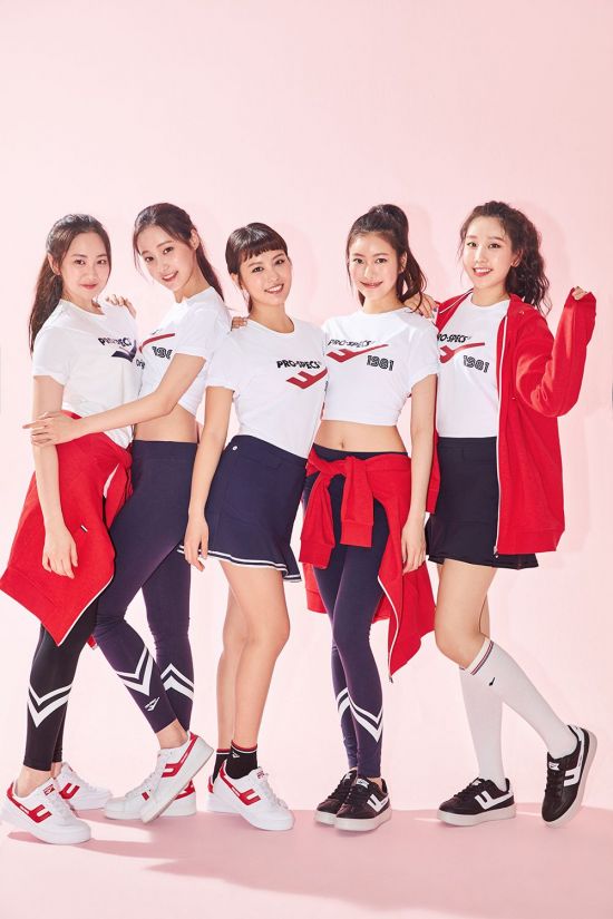 프로스펙스, 1020 타깃 공략 본격화…모모랜드 모델 선정