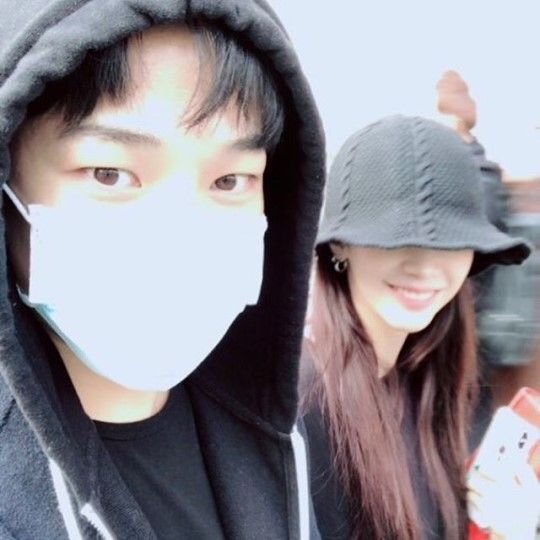 엠블랙 지오와 배우 최예슬. 사진=최예슬 SNS