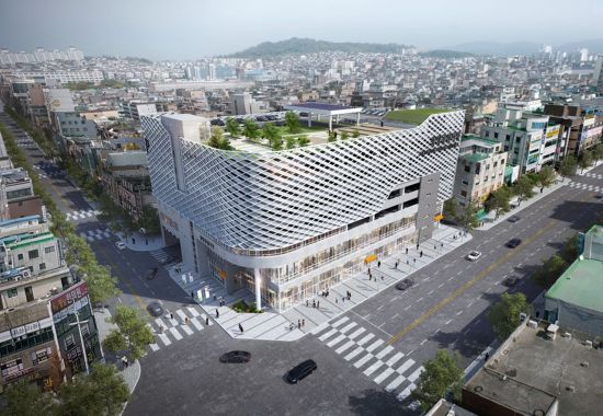 성남 중앙시장 재건축 조감도