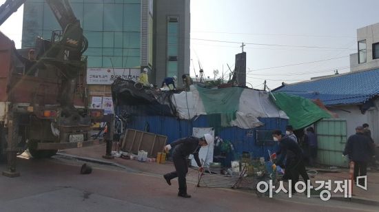영광읍 집수리 자원봉사 실천