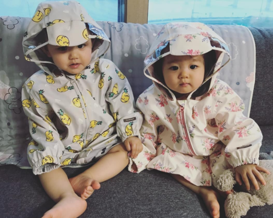 한그루 쌍둥이 자녀/사진=한그루 인스타그램