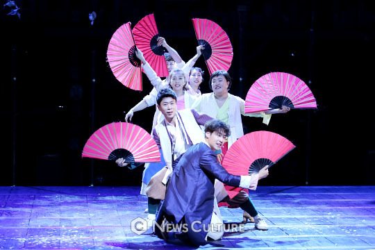 ▲ 뮤지컬 ‘판’(연출 변정주) 공연장면 모습. ©이지은 기자