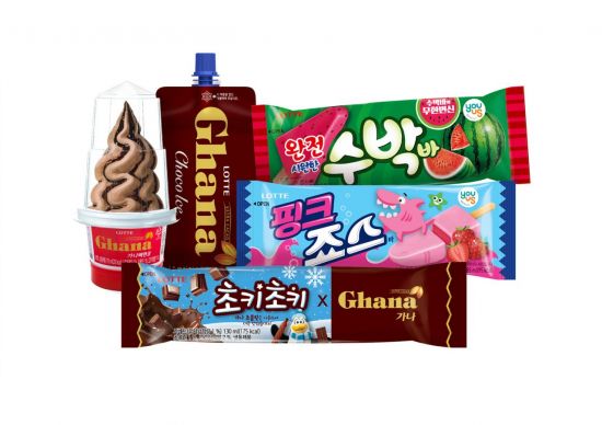 핑크 죠스바·가나 비얀코…롯데제과 빙과 올 여름도 깜짝 변신