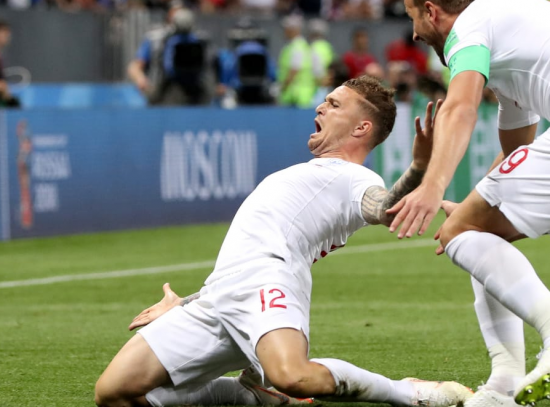 선제 골을 기록한 키에런 트리피어.사진=국제축구연맹(FIFA) 제공