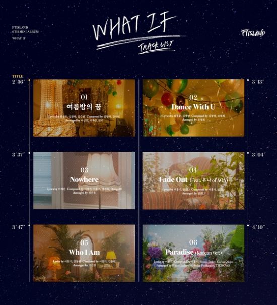 ▲ FT아일랜드의 새 앨범 트랙리스트가 공개됐다. © 사진=FNC 엔터테인먼트