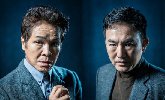 ▲ 연극 ‘에쿠우스’(연출 이한승) 다이사트 역의 장두이, 손병호. © 사진=극단 실험극장