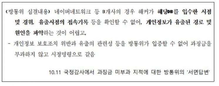 290만개 개인정보 털렸는데.. 과징금은 0원