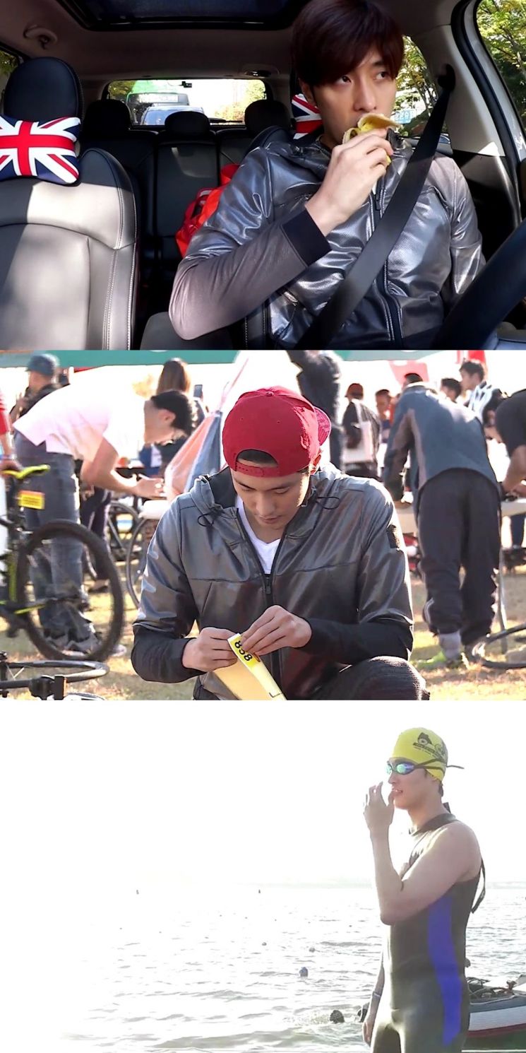 '나 혼자 산다' 성훈, 철인 3종 대회 D-day…철인 새내기를 위해 도움의 손길을 준 이는?