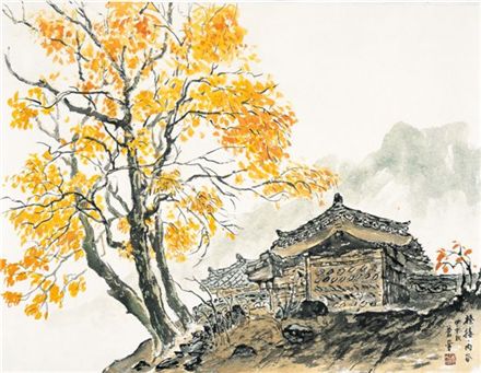 내곡리의 가을, 49.5x61.5㎝, 2004