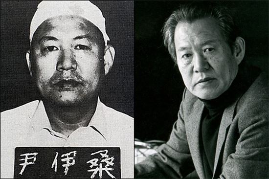 유럽 유학 중 동백림(동베를린) 간첩단 조작사건에 연루, 서울로 송환된 윤이상 선생은 사형을 언도 받지만 2년 뒤 특별사면을 통해 자유를 되찾을 수 있었다. 그는 이후 서독으로 귀화해 죽는 그 날 까지 고국 땅을 밟지 못했다. 사진 왼쪽은 동백림 사건 송환 당시의 윤이상, 오른쪽은 말년의 모습.