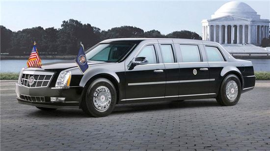 미 대통령의 의전 리무진 캐딜락 원(Cadillac One).