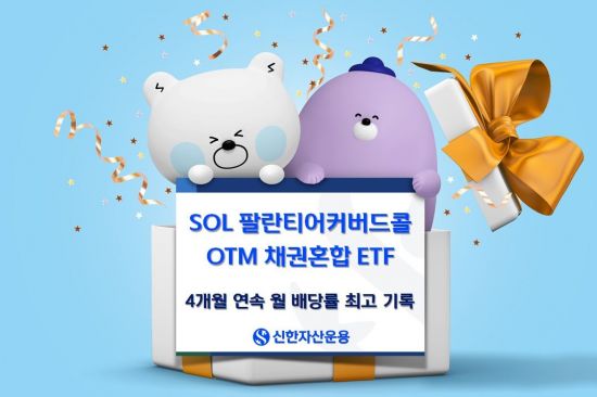 SOL 팔란티어커버드콜OTM 채권혼합, 월 분배금 지급