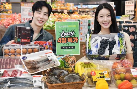 홈플러스, '4일 특가·물가안정 프로젝트'…"오징어 2900원·햇꽃게 780원"