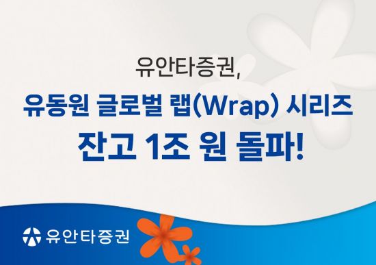 유안타증권, '유동원 글로벌 랩' 시리즈 잔고 1조 돌파