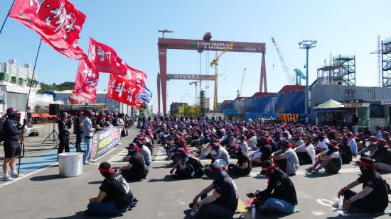 HD현대중공업 노사, 2차 잠정합의…기본급 13만5000원 인상