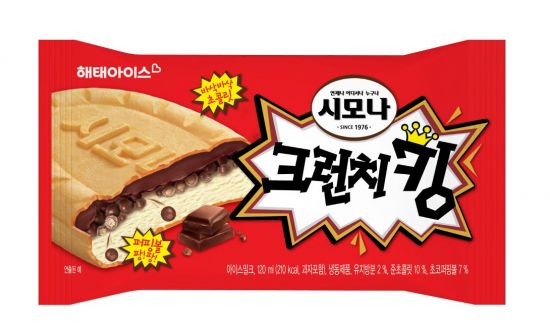 [오늘의신상]해태아이스, '시모나 크런치킹' 출시