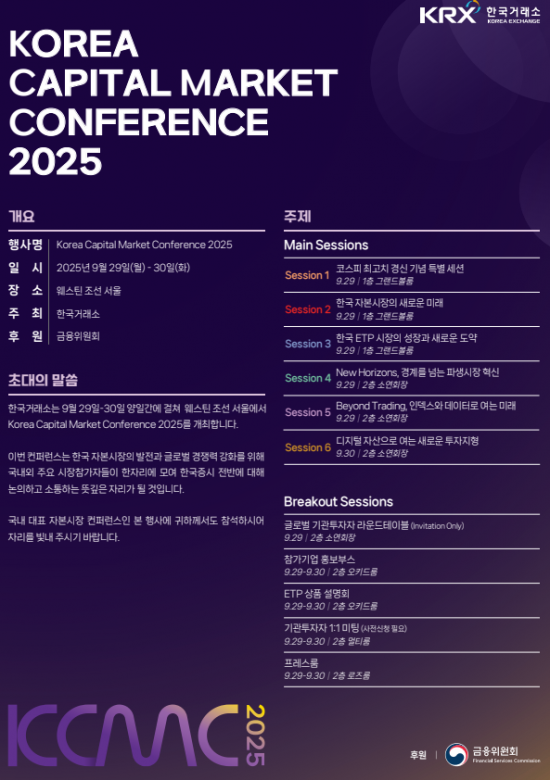 거래소, 한국 자본시장 콘퍼런스 개최…'오천피' 과제 논의