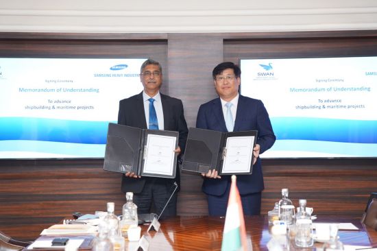 삼성중공업, 인도 스완 조선소와 전략 협력…글로벌 거점 확대