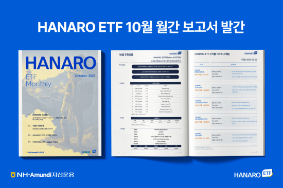 10월 HANARO ETF 리포트 발간…"금 랠리 채굴기업 투자 매력 부각"