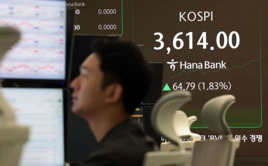 연휴 마친 코스피, 사상 첫 3600 돌파…반도체 '투톱' 랠리