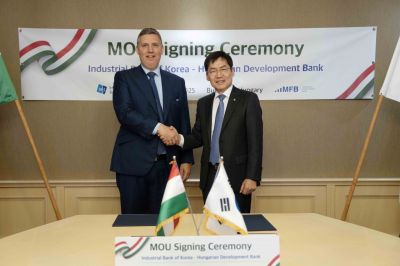 IBK기업은행, 헝가리개발은행과 중기지원 업무협약