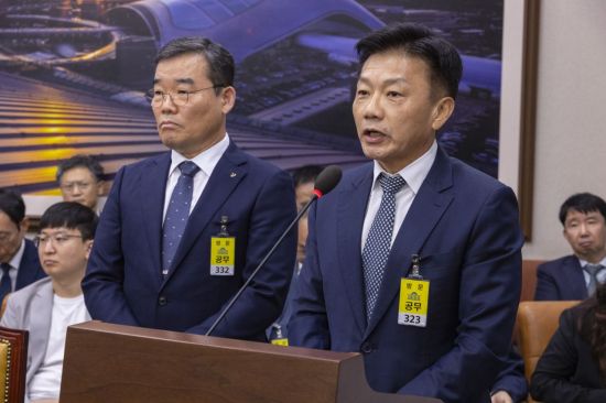"또 사고 나면 회사 접을 수도"…국감서 고개 숙인 건설사 CEO들[2025국감]