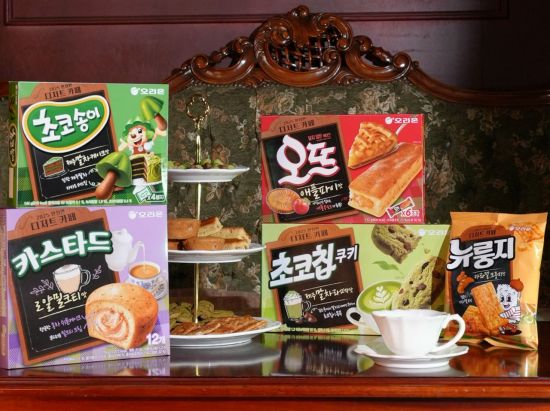 [오늘의신상]홍차·말차 넣은 디저트…오리온, 한정판 5종 출시