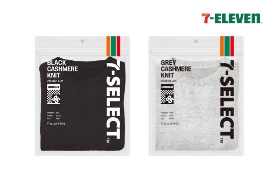 [오늘의신상]세븐일레븐, '캐시미어 니트' 판매…"패션 제품 강화"