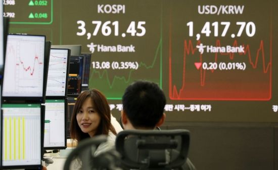 [포토] 코스피 상승전환, 사상 최고치 다시 경신