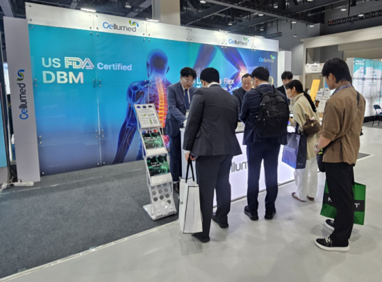 셀루메드, '2025 추계 대한정형외과학회'서 골이식재와 인공관절 선보여