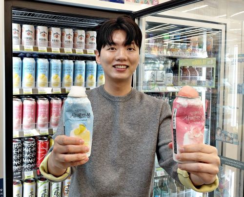 [오늘의신상]CU, 얼려 먹는 '샤베트 하이볼'