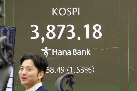 코스피, 상승 출발 후 또 사상 최고치 경신…3880선 근접