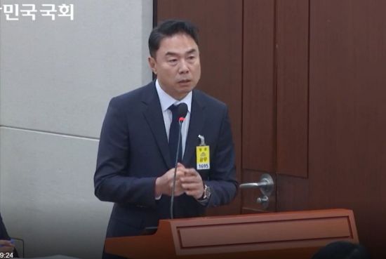 [2025국감]정지영 현대百 대표 "농약 우롱차 판매 죄송"…판매 시스템 점검