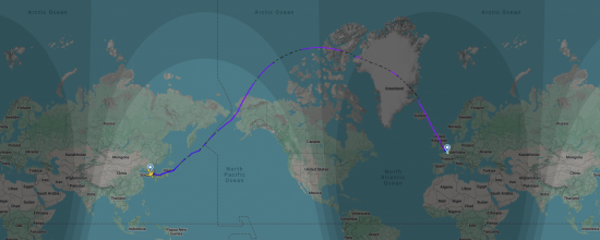 "유럽 가는데 태평양으로?"…'북극항로' 탄 파리행 여객기