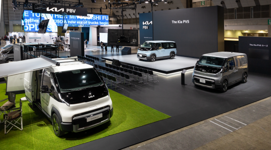 'PV5' 앞세운 기아…日 전기상용차 시장 진출 선언