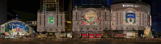 3만개 조명·초대형 트리…백화점 3사, 크리스마스 시즌 돌입