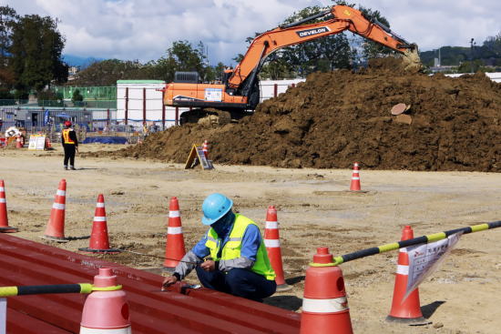 [르포]'축구장 11개 부지 위 AI 심장' 국내 최초 SK AI 데이터센터 건설 현장 가보니
