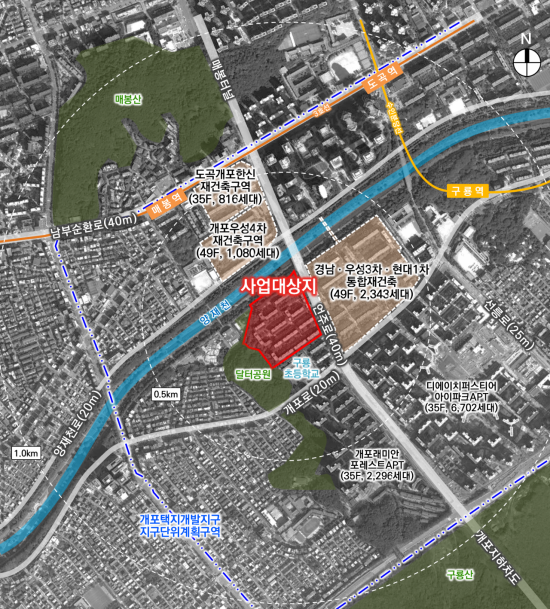 개포현대2차, 49층·1112가구로 재건축[부동산AtoZ]