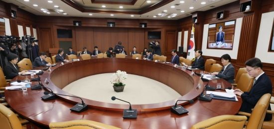 [포토] 경제장관회의 주재한 구윤철 부총리