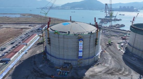 BS한양, LNG 밸류체인 사업 본격화…여수 터미널 상량식