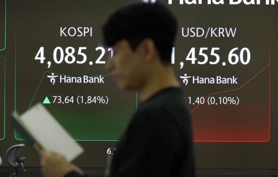 [포토] 코스피 상승, 원/달러 환율 하락