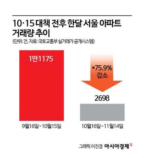 [10·15 대책 한달]노도강은 매물이 없고…마포는 매수문의도 없다[부동산AtoZ]