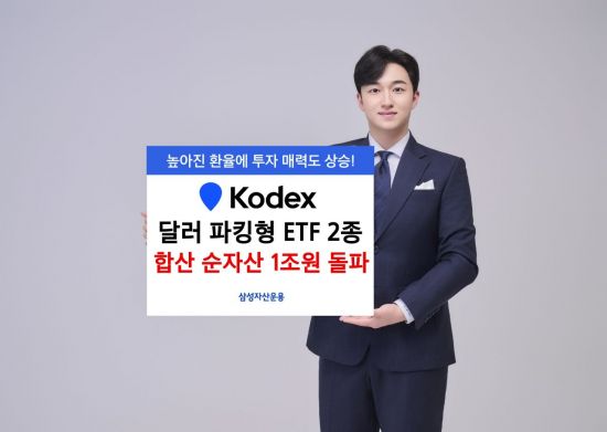 삼성운용, 달러 파킹형 ETF 2종 순자산 1조 돌파