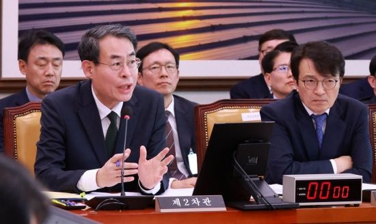 [포토] 의원 질의에 답하는 강희업 차관