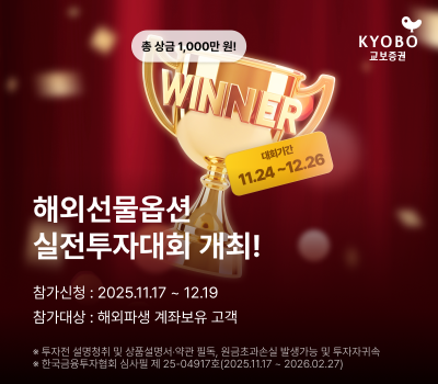 교보증권, 해외선물옵션 실전투자대회 개최