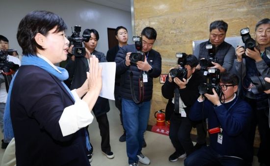 [포토] 서영교, "쿠팡 오찬은 악의적 공작"